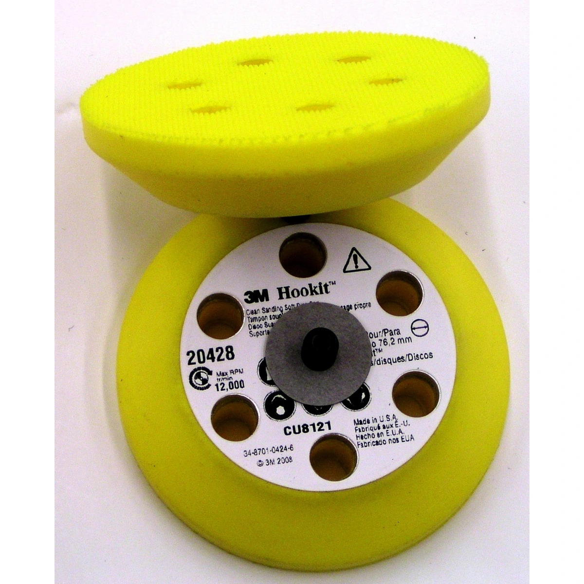 3m hookit clean sanding pad mm red foam 33