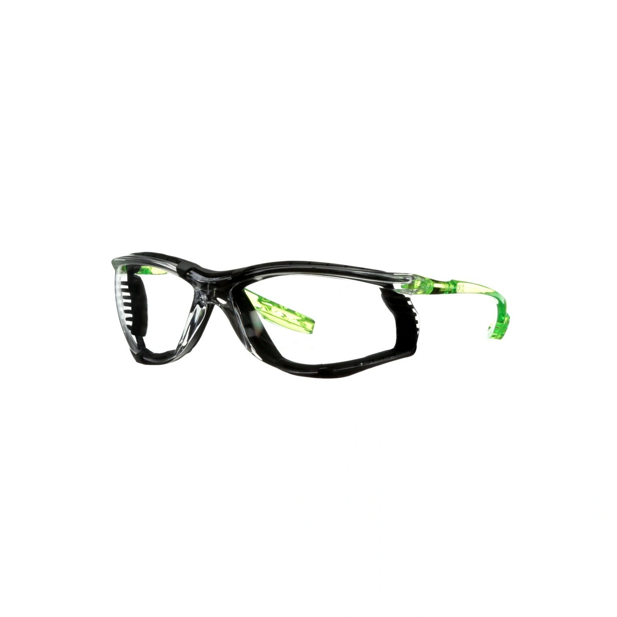 3m solus ccs safety glasses lime green temples foam gasket scotchgard anti-fog anti-scratch coating k n clear lens
