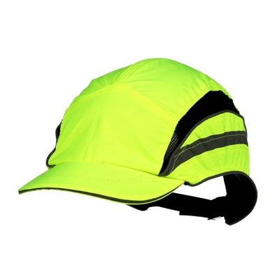 3M™ First Base™ 3 Bump Cap 2021866, Classic, High Visibility, Yellow Reduced Peak, 55mm