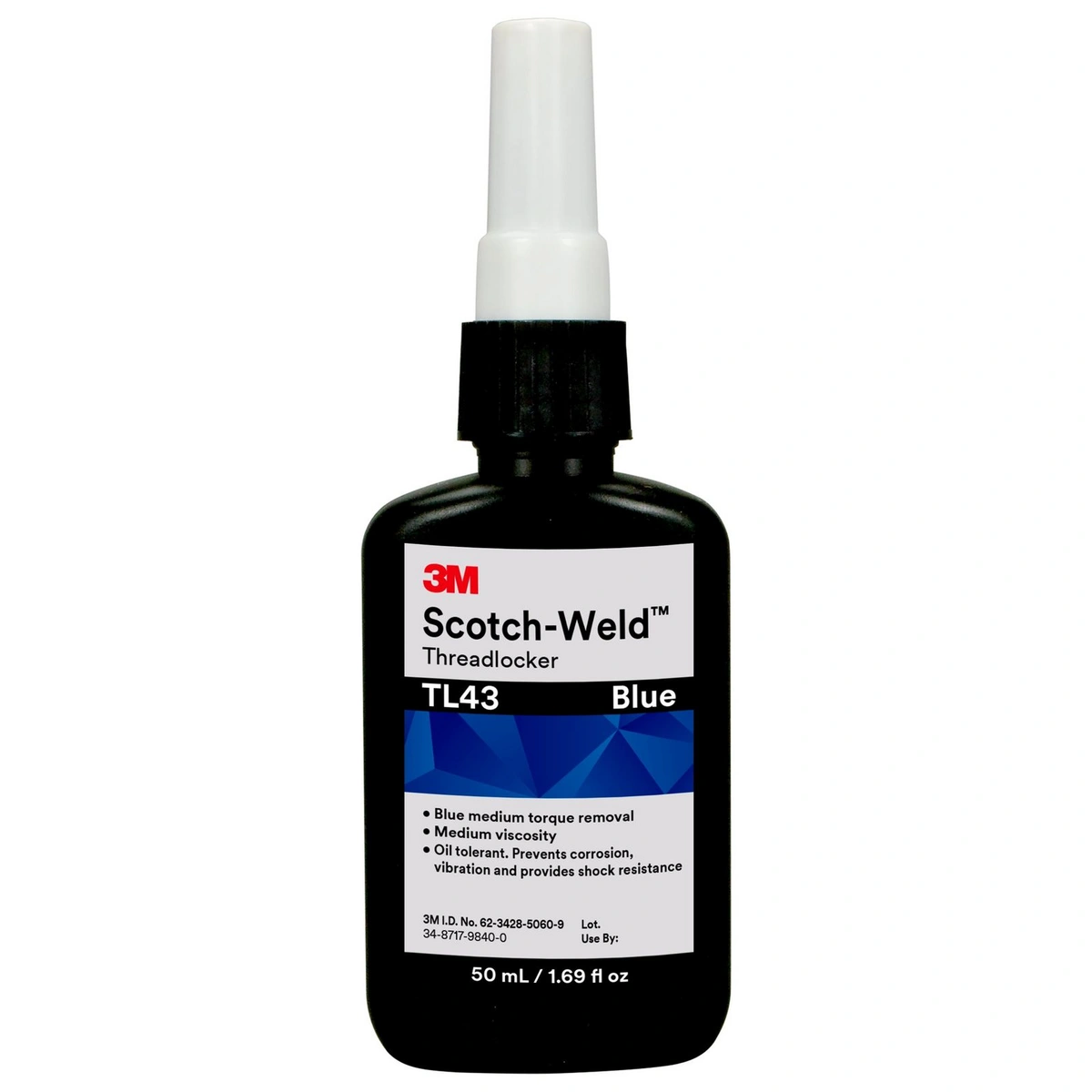 3m scotch-weld threadlocker tl43 blue ml