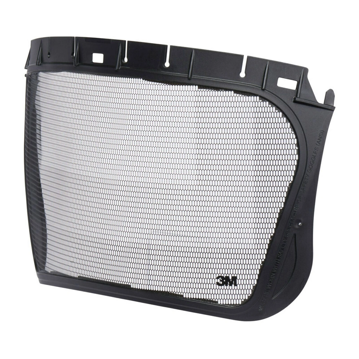 3m faceshield 5 series mesh etched stainless steel black 5j-1