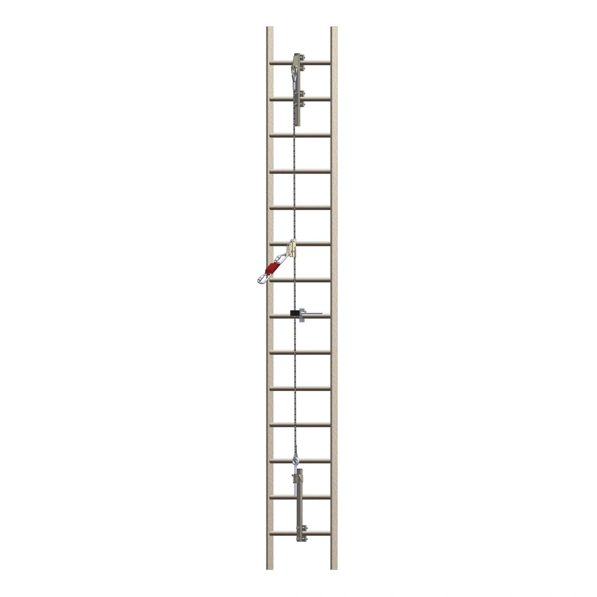 3M™ PROTECTA® Cabloc™ Stainless Steel Ladder Bottom Bracket, 6191033