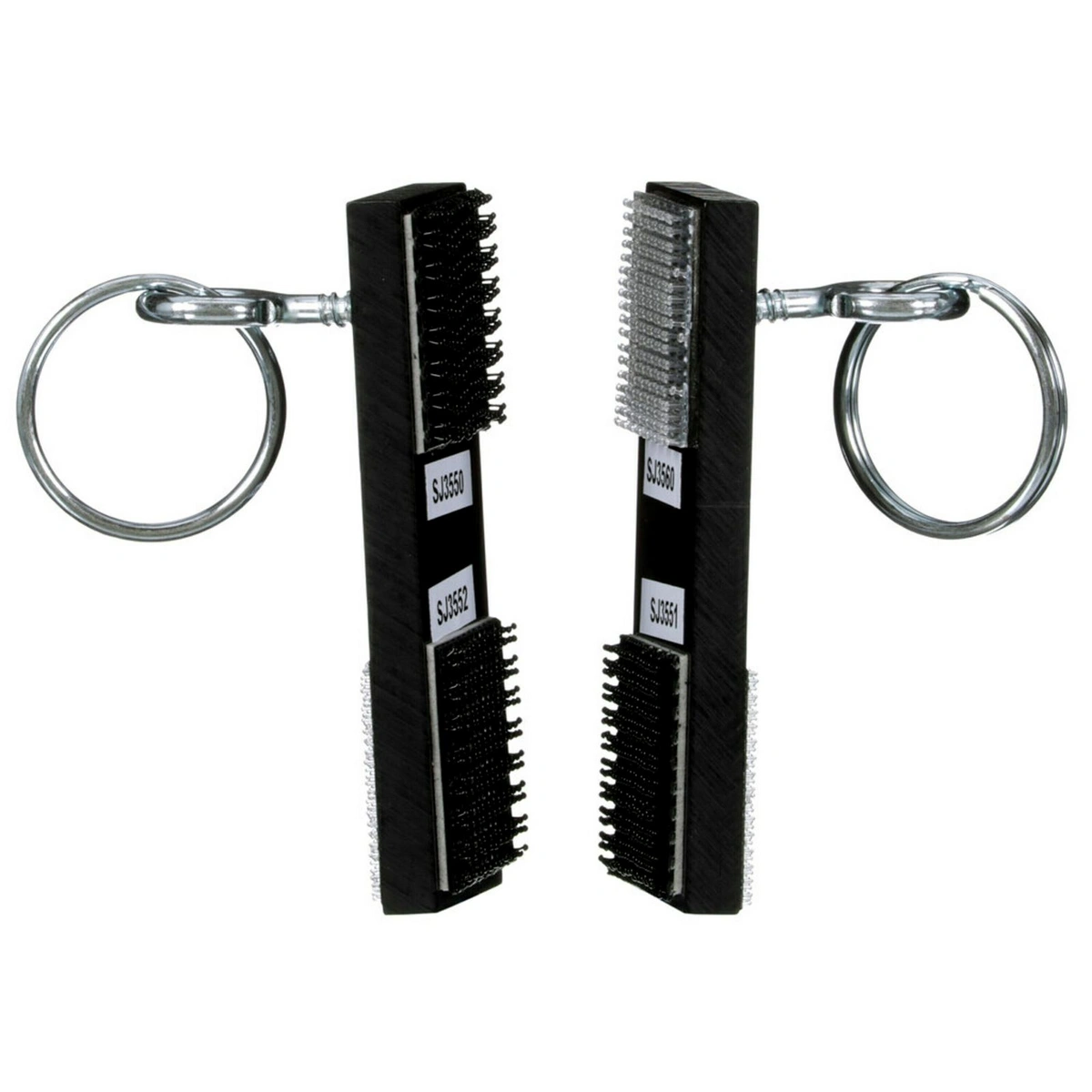 two-black-plastic-substrate-keychains-attached-with-hook-and-loop-on-the-ends-to-show-strength-of-the