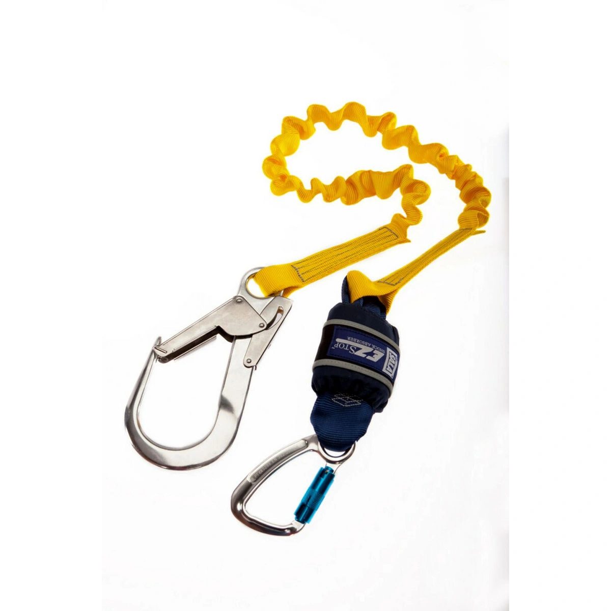 3m dbi-sala ez-stop expander shock absorbing lanyard elasticated webbing single leg 1.25 m 1246555