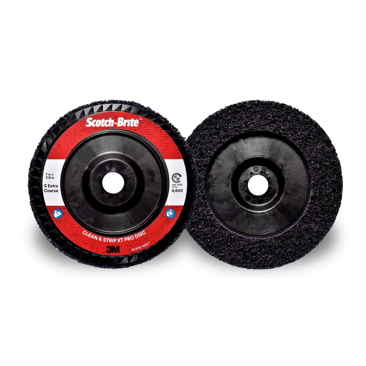 scotch-brite clean and strip xt pro disc xo-db 178 mm 22 s xcrs purple