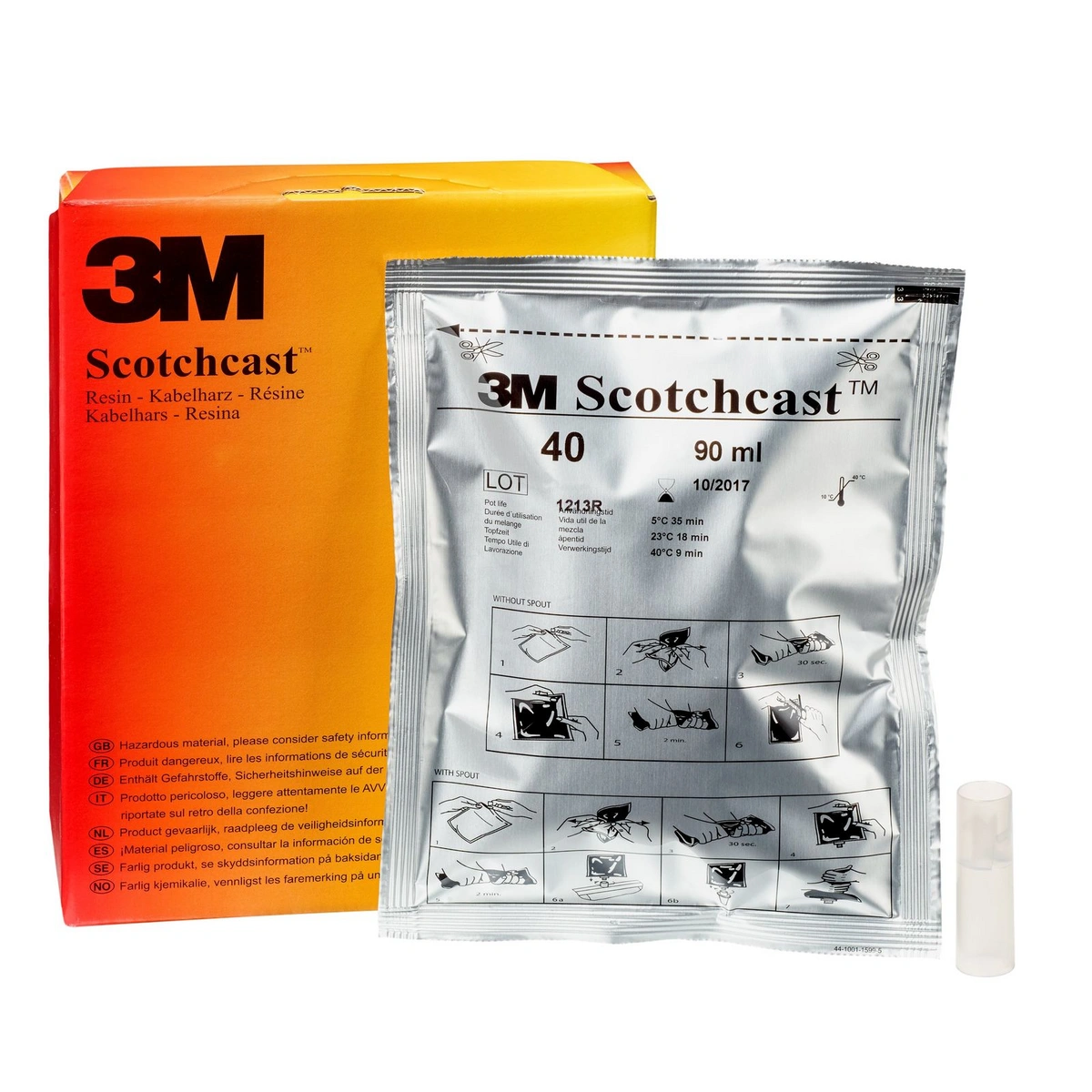 3m scotchcast resin bag sc 40 size a 90 ml